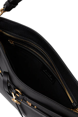 Pinko borsa a spalla Belt Bag Classic nero oro