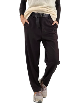 Haveone pantaloni gamba dritta con cintura marrone PVE-P294 MORO HAVEONE
