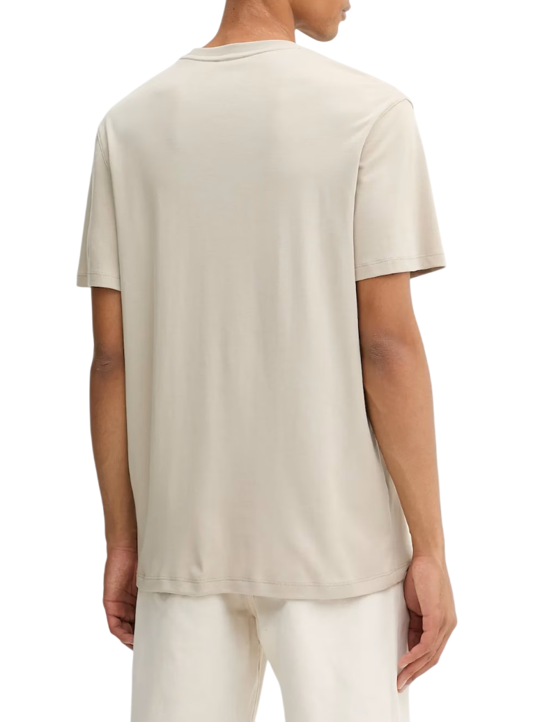 Calvin Klein T-shirt manica corta in cotone Pima beige