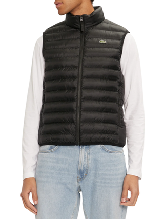 Lacoste gilet imbottito trapuntato uomo nero BH2886 031 LACOSTE 