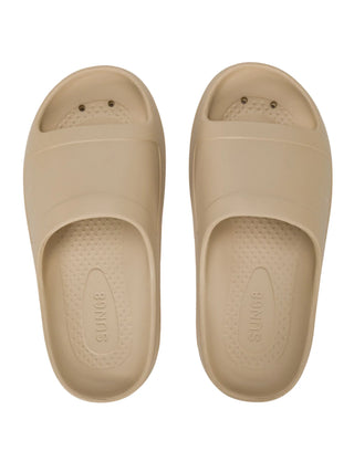Sun68 ciabatte Slippers donna in gomma beige