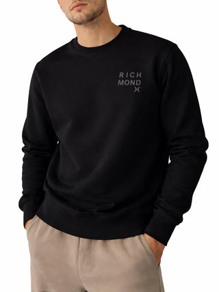 John Richmond felpa uomo Sangoma con logo nero