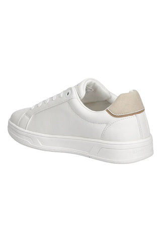 Tommy Hilfiger sneakers bambino in ecopelle bianco