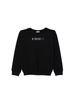 Pinko felpa bambina con logo gioiello nero