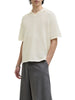 Jac&Jones polo uomo in maglia traforata panna