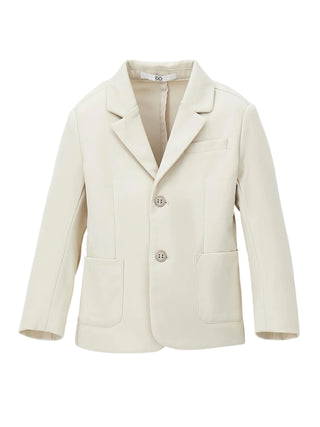 iDo giacca blazer monopetto bambino ecrù