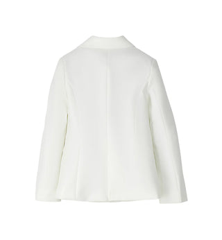 iDo giacca blazer bambina doppiopetto panna