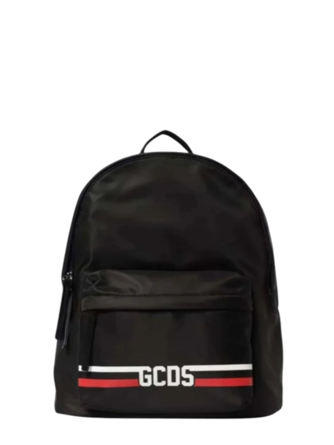 GCDS zaino bambino in nylon con logo nero