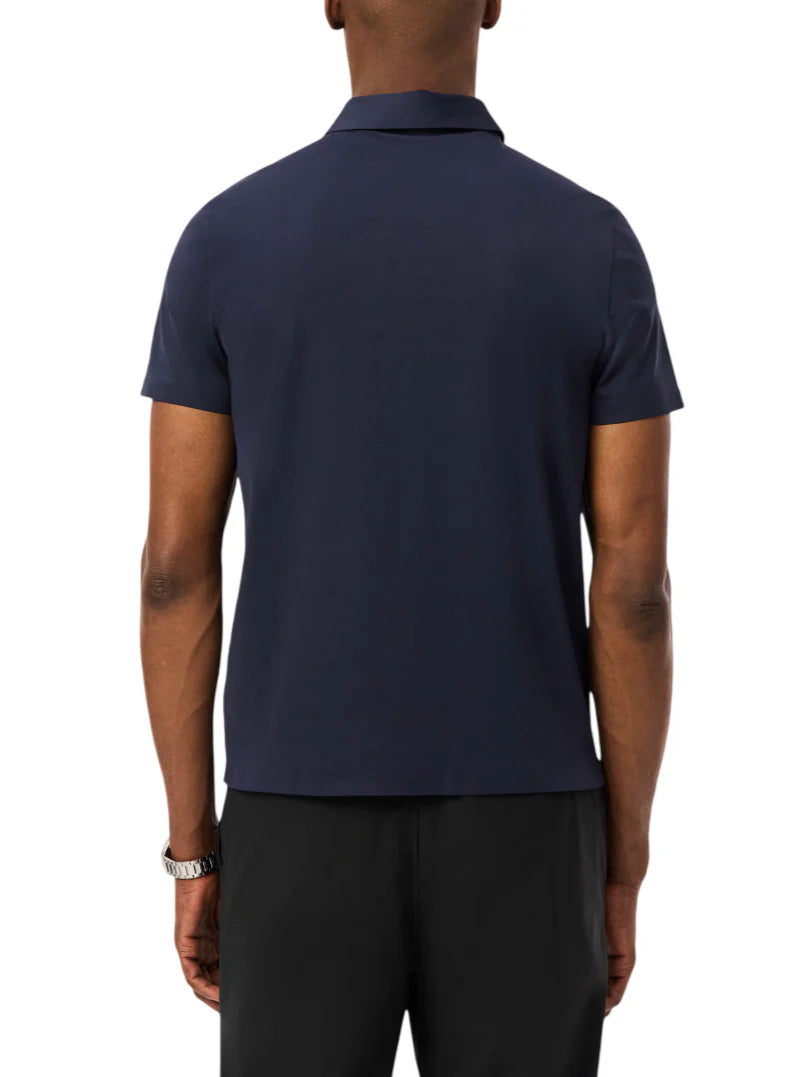 Lacoste polo uomo Commuter manica corta blu
