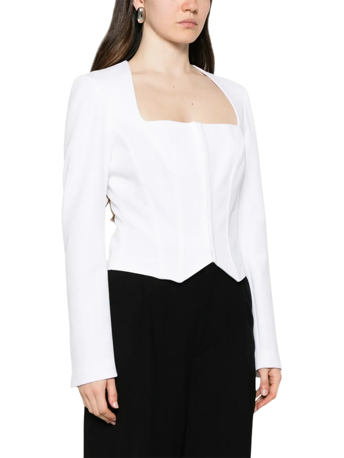 Aniye By giacca Shana donna stile bustier bianco