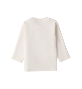 iDo T-shirt manica lunga neonato panna 4F045 0112 iDO