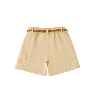 iDo bermuda cargo bambina con pinces beige