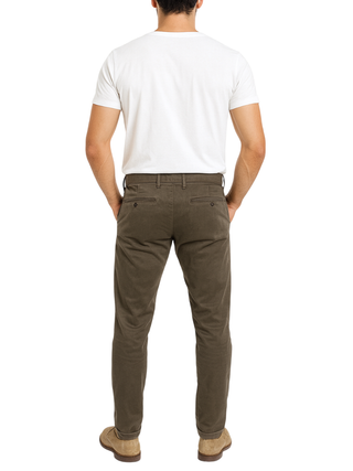 Le Braghe pantaloni chino uomo marrone M1056-2502 FANGO Le Braghe