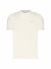 John Richmond T-shirt uomo manica corta con logo ecrù