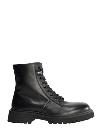 Blauer stivali anfibi uomo Buxton in pellle nero F5BUXTON04-LEA BLK BLAUER 