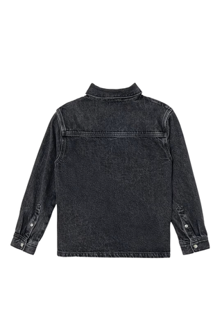 Calvin Klein Jeans giubbino bambino in denim lavaggio nero