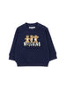 Moschino felpa neonato con stampa orsetti Toy blu