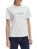 Calvin Klein Jeans T-shirt manica corta donna con logo bianco