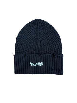 Disclaimer cappello in maglia uomo nero 55204 NERO DISCLAIMER