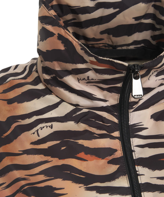 Pinko giubbino Dotty in fantasia animalier beige nero