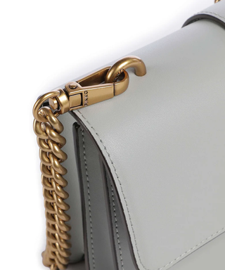 Pinko borsa a tracolla Love Bag One Mini grigio perla