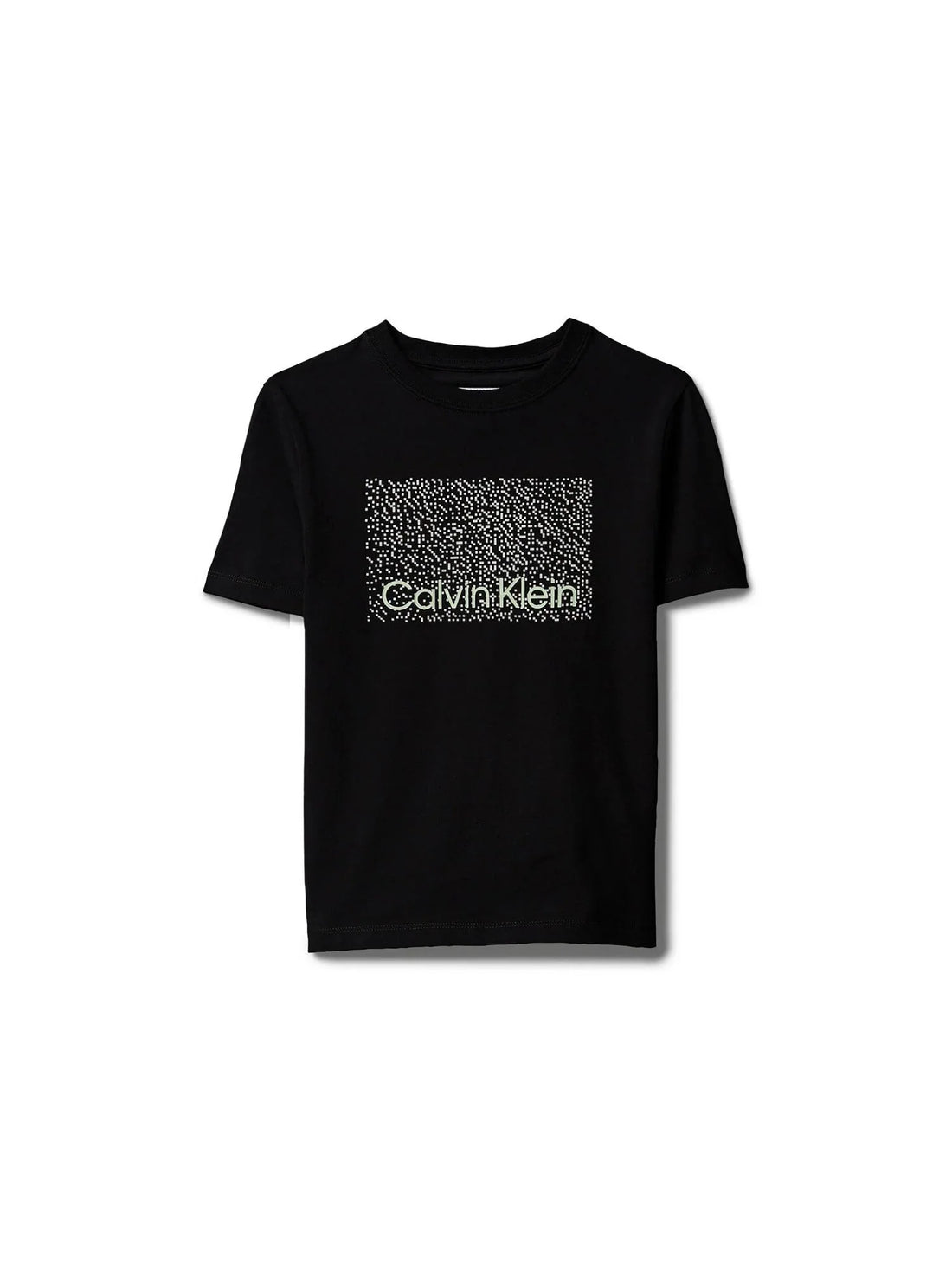 Calvin Klein Jeans T-shirt unisex bambino con stampa logo nero