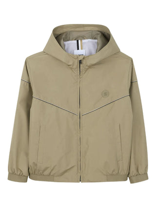 Boss giubbino leggero bambino con cappuccio beige
