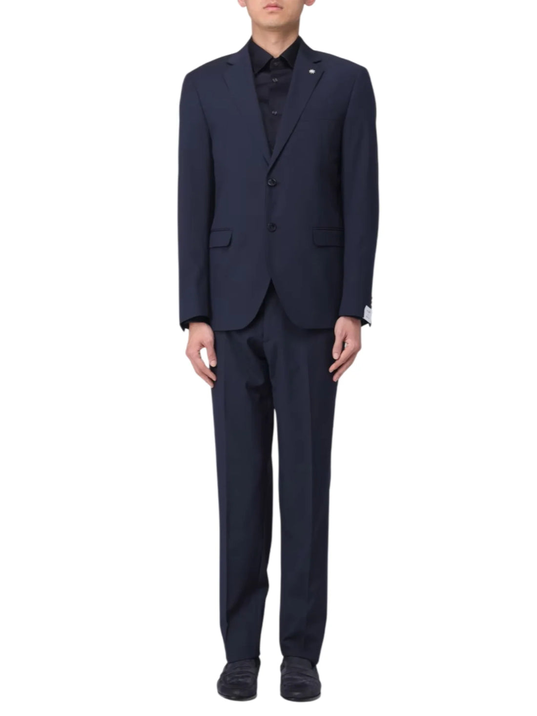 Manuel Ritz abito uomo giacca monopetto e pantaloni blu