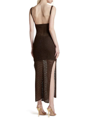 midi sottoveste, c/spacchi, lurex