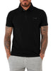 Yes Zee polo manica corta uomo in jersey nero