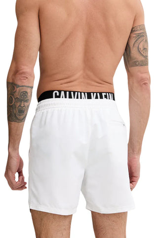 Calvin Klein boxer mare uomo con fascia logata bianco