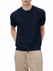 Blauer maglia uomo manica corta in cotone blu