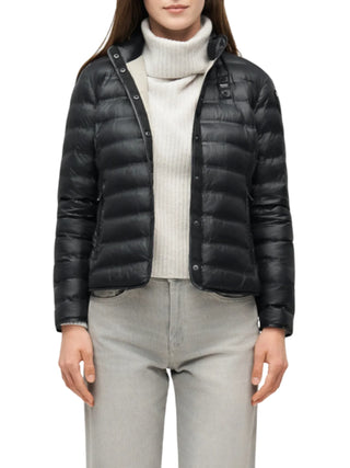 Blauer giubbino imbottito donna Moon nero