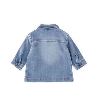 iDo camicia di jeans neonato lavaggio blu