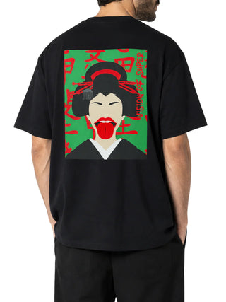 Vision of Super T-shirt manica corta uomo con stampa posteriore nero