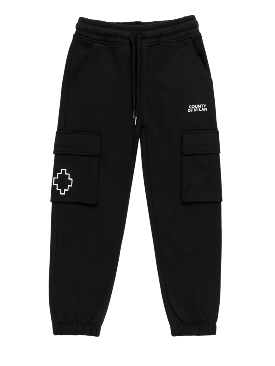County of Milan pantaloni cargo bambino nero