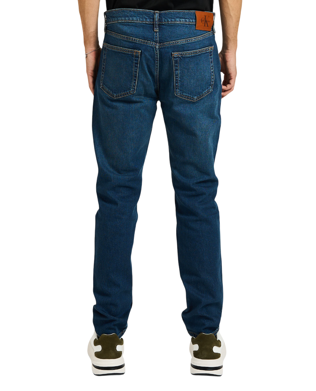 Calvin Klein Jeans jeans uomo slim lavaggio blu
