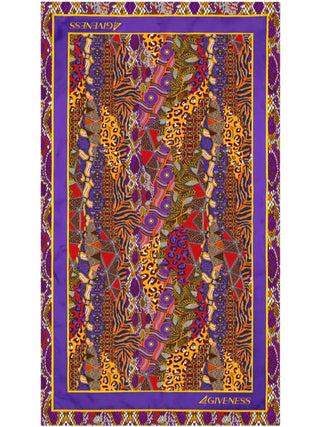4giveness telo mare in microfibra stampa Congo multicolor