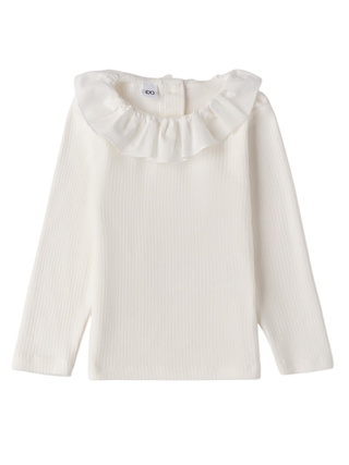 iDo maglia bambina con rouches panna 4F300 0154 iDO 