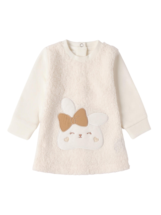 iDo abito neonata con coniglietto panna 4F102 0115 iDO 