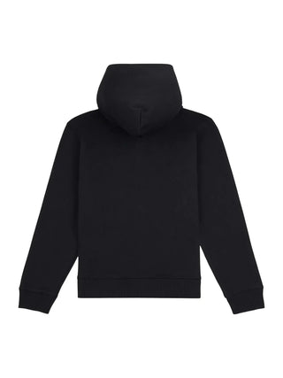 New Balance felpa bambino con zip e cappuccio nero