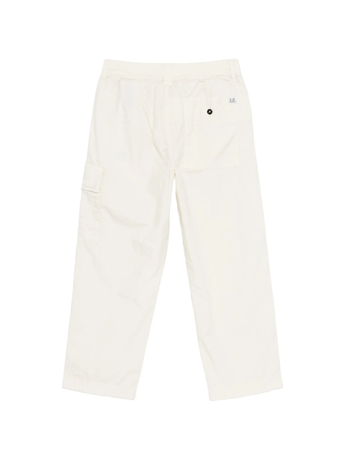 C.P. Company pantaloni bambino in gabardine ecrù
