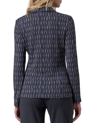 Surkana camicia donna in fantasia blu 565NILA113 51 SURKANA