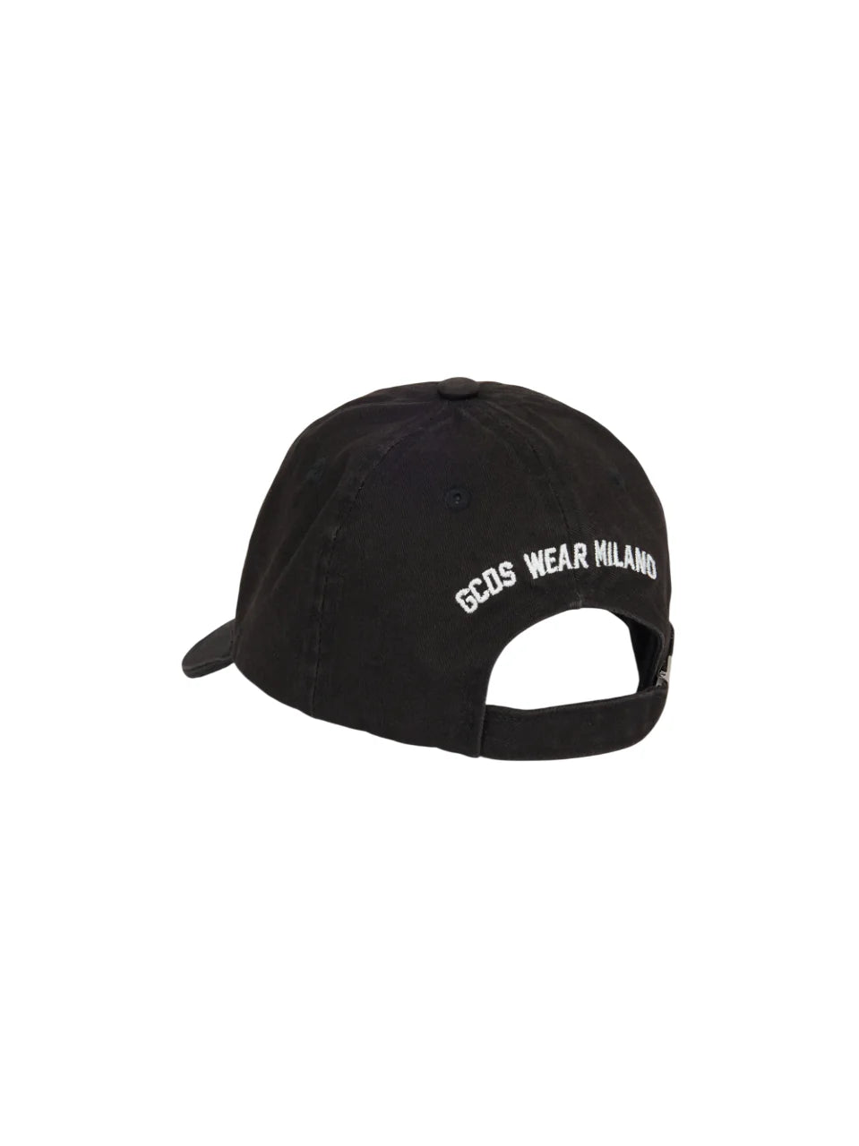 GCDS cappello con visiera unisex bambino con logo nero