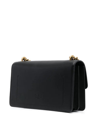 Pinko borsa Love Bag Classic One Simply in pelle nero oro 100941-A0F1 Z99Q PINKO 