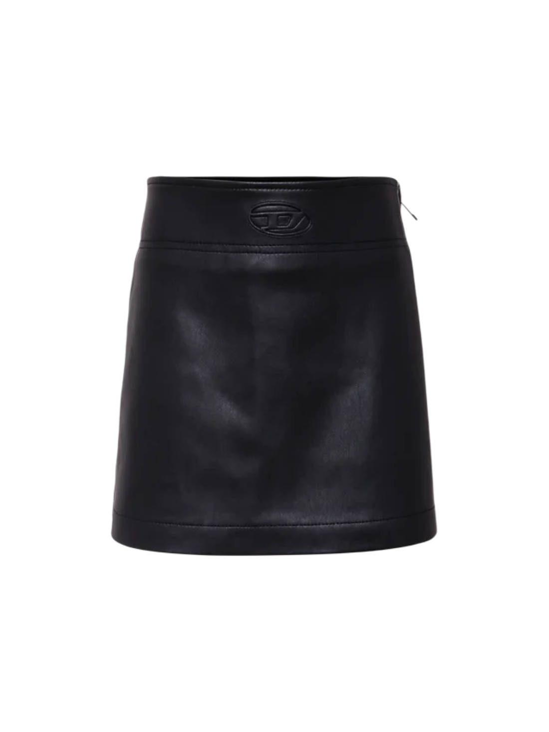 Diesel gonna corta in ecopelle Gleppy nero