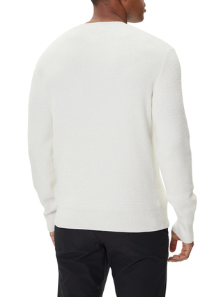 Calvin Klein maglia uomo in cotone testurizzato panna LV04LB327G YAS Calvin Klein