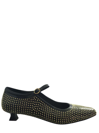 Marc Ellis decollete in vernice con borchie nero oro GLC8162D-789 BLACK MARC ELLIS 