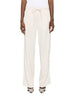 Aniye By pantaloni gamba larga con bande laterali beige chiaro