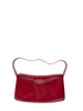 Marc Ellis borsa a spalla effetto vernice rosso